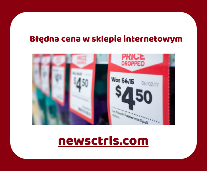 Błędna cena w sklepie internetowym review