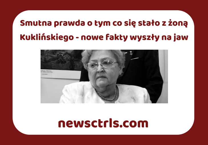 Smutna prawda o tym co się stało z żoną Kuklińskiego - nowe fakty wyszły na jaw